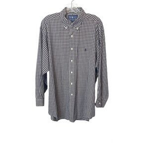 Ralph Lauren 16 1/2, 32/33 Plaid Oxford Long Sleeve Yarmouth Shirt